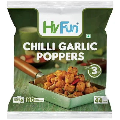 Hyfun Potato Poppers - Chilli Garlic - 400 g