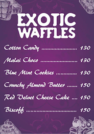 Waffle Cart menu 2