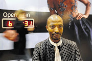 Thula Sindi at his Rosebank store. 