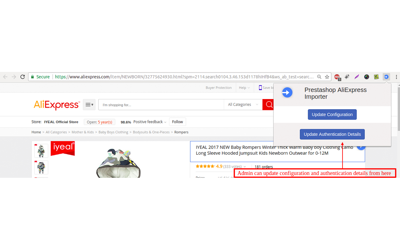 Prestashop AliExpress Importer Preview image 0