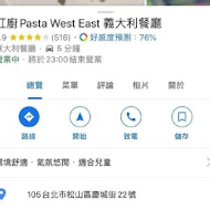 紅廚 Pasta West East 義大利餐廳