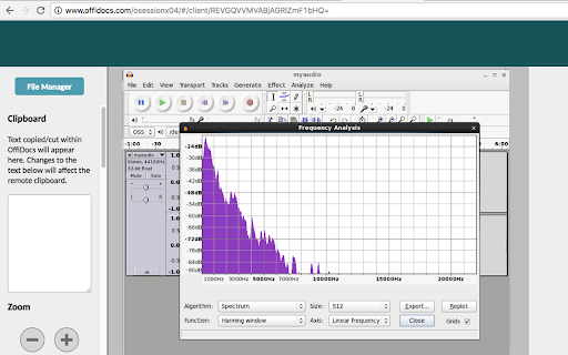 Audio editor online Audacity