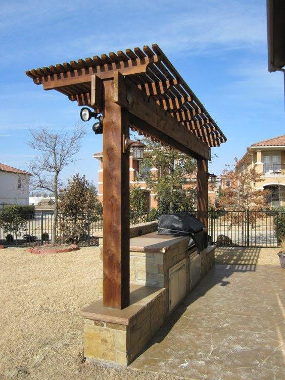 Pergola two pole 2 Post