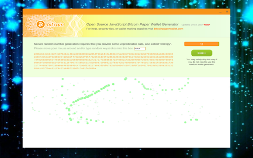 Bitcoin Paper Wallet Maker