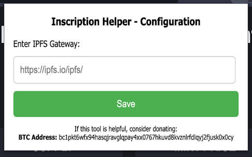 Inscription Helper