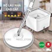 Cây Lau Nhà Tách Nước Bẩn K9 Zhimei Chổi Lau Nhà Tự Vắt Thông Minh Bộ Lau Nhà 360 Độ Cao Cấp Thế Hệ Mới