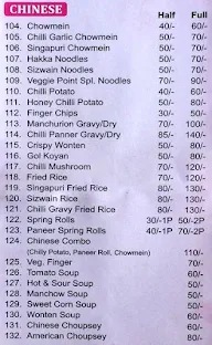 Garg Veggie Point menu 3