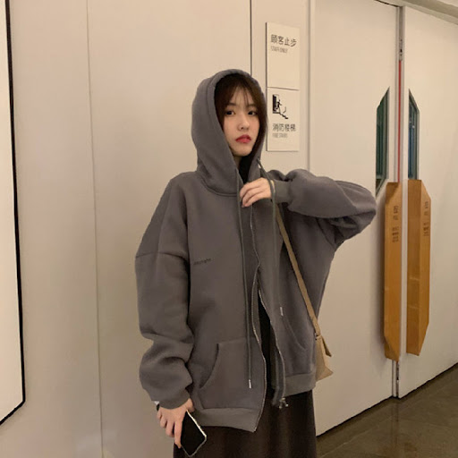 Title 2, Fashion New Retro Polar Fleece Hooded Jacket Top
