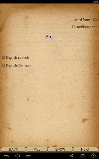 German English irregular verbs