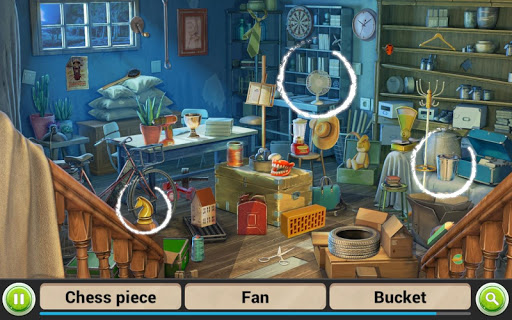 Hidden Objects in Ghost House Mystery Adventures