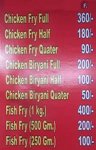 Shahi Zaika Chiken Corner menu 1