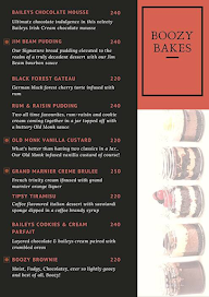 Boozy Bakes menu 3