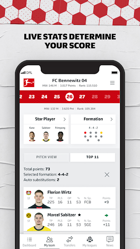 Screenshot Bundesliga Fantasy Manager