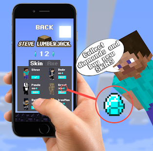 Steve Lumberjack 1.0.4 APK + Mod (المال غير محدود) إلى عن على ذكري المظهر