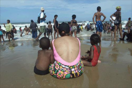 BEACH FUN: Durban. Image: JACKIE CLAUSEN