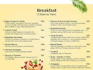 The Palms - Radisson Goa Candolim menu 1