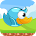 Blue Bird flies in the Sky icon