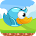 Blue Bird flies in the Sky icon