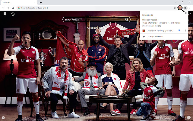 Arsenal F.C Wallpapers New Tab