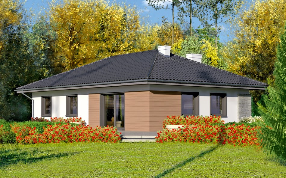 Wizualizacja 2 domu Dom przy Bukowej 2