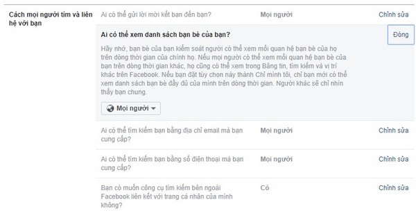 Cách ẩn danh sách bạn bè trên Facebook 5