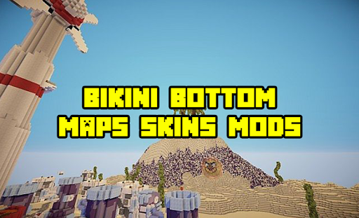 Mods Bikini Bob Bottom Maps for MCPE