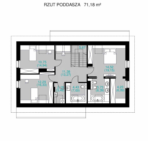 Dla Aktywnych 1 - Rzut poddasza