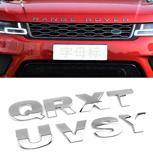 Title 3, Large car tail letter label stickers to persona...