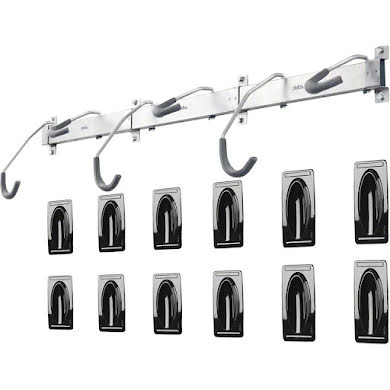 Delta Heavy Duty Track Rack Wall Mount Bike Rack - 6-Bike