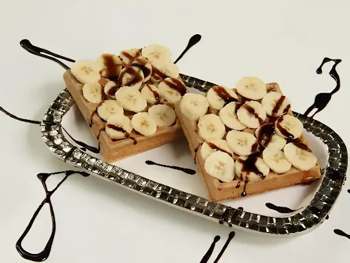 Banana Eggless Waffle