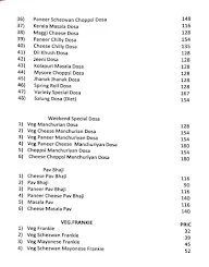 Variety Fast Food And Dosa Center menu 4