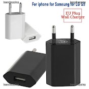 Củ Sạc 1 Cổng Usb Phích Eu Cho Iphone Samsung