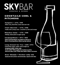 Skybar menu 5