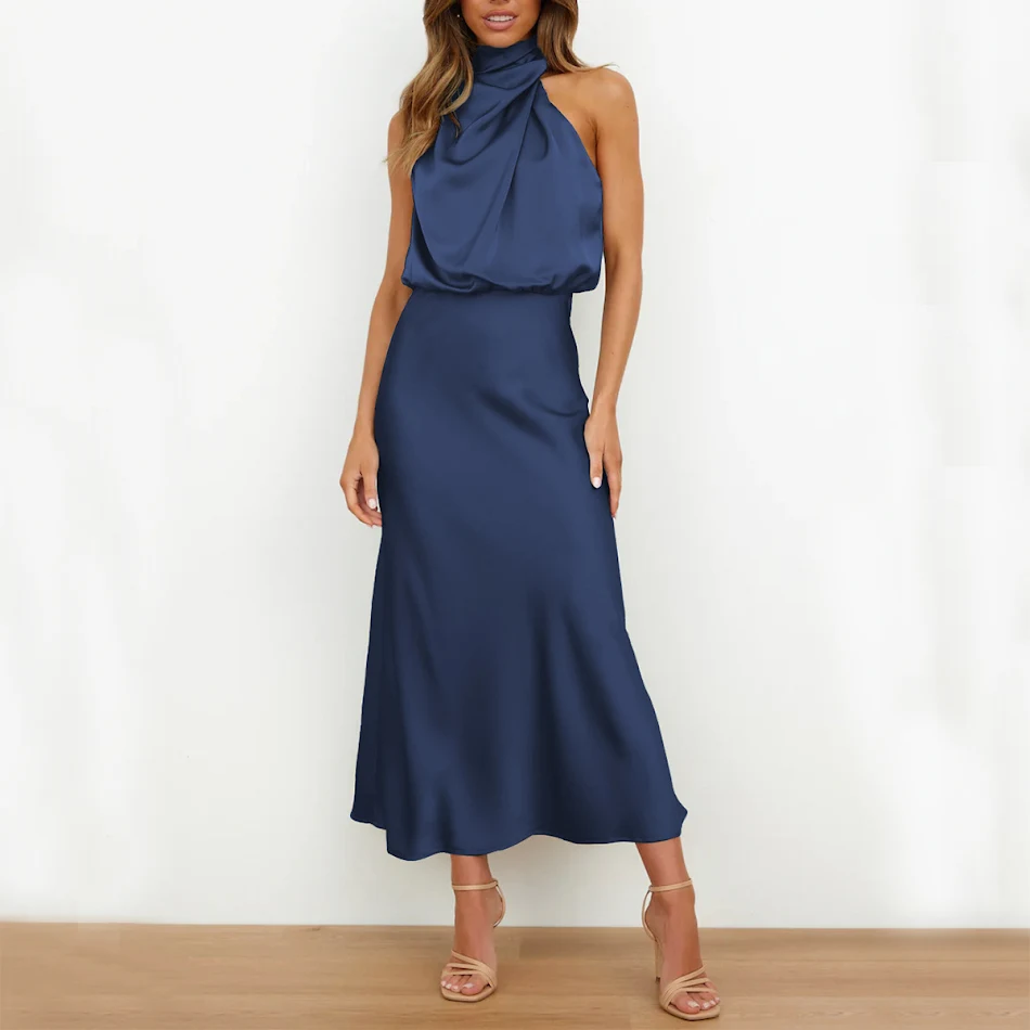 Summer Sleeveless Dress Ins Fashion Elegant Evening Party Club Clothing For Women. Perfect for a night out or any specia