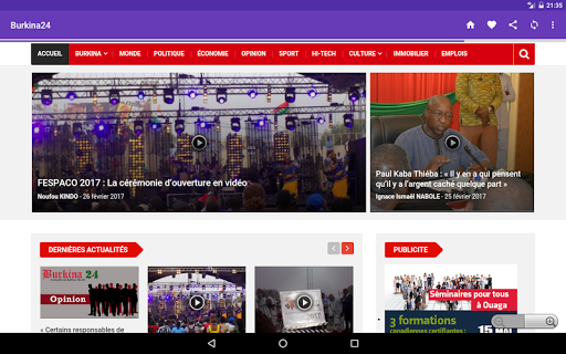 Burkina Faso Newspapers