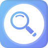 Magnifying Glass with Flash icon