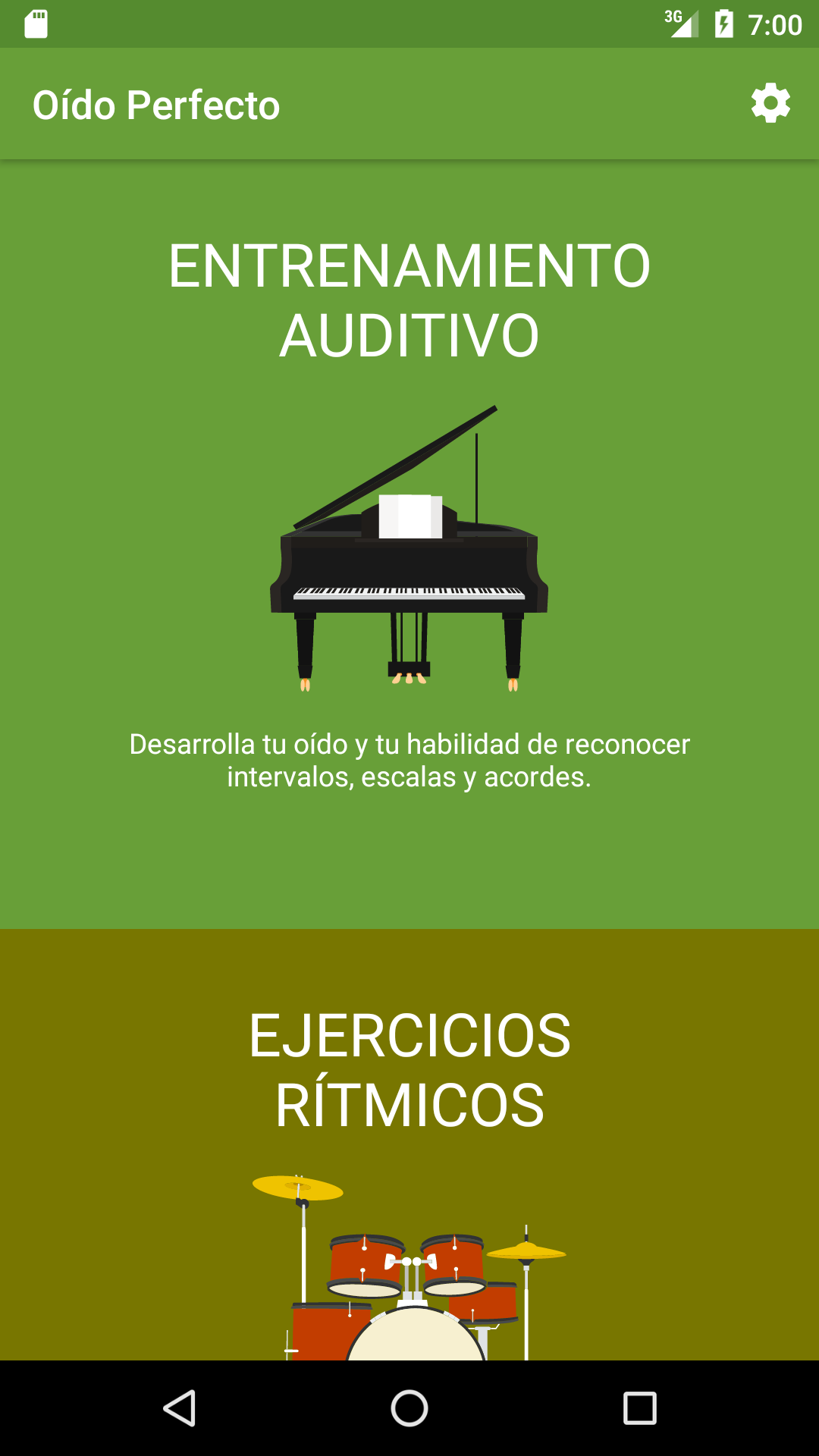 Android application Perfect Ear: Music & Rhythm screenshort