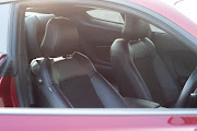 The Mustang's front seats are comfortable, supportive, heated and cooled.