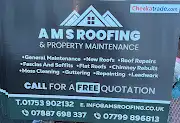 AMS Roofing & Property Maintenance Logo