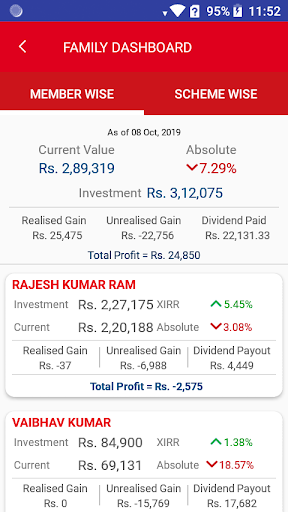 7 Eleven Money - App for mutual funds investment