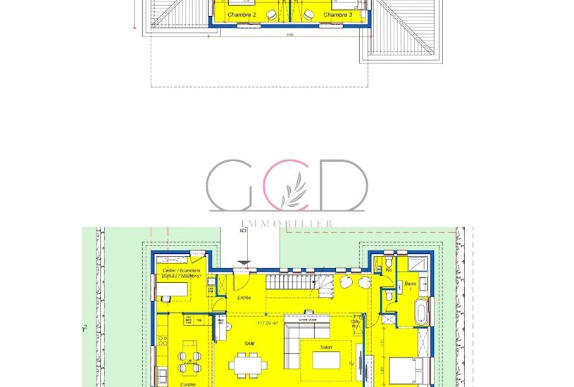  Vente Terrain à bâtir - 1 100m² à Ventabren (13122) 