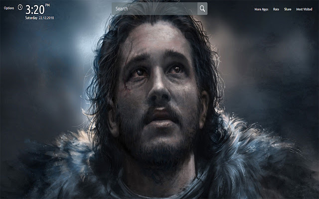 Jon Snow Wallpapers Theme New Tab