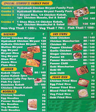 A M Biryani Resturant menu 1