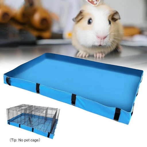 Guinea Pig Cage Mat Small Animal Bedding Hamster Bunny Washable Mat Waterproof Reusable Cloth Liners for Guinea Pig Cage