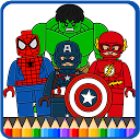 アプリのダウンロード LEGO Superheros Coloring Game : Kids Colo をインストールする 最新 APK ダウンローダ