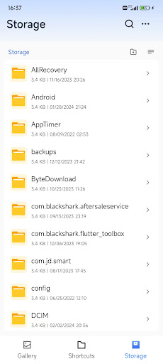 Screenshot File Browser