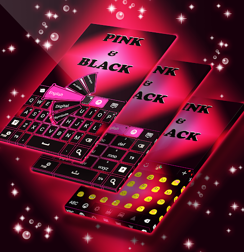 免費下載個人化APP|Pink Black Keyboard Theme app開箱文|APP開箱王