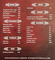 Kake Da Hotel menu 1