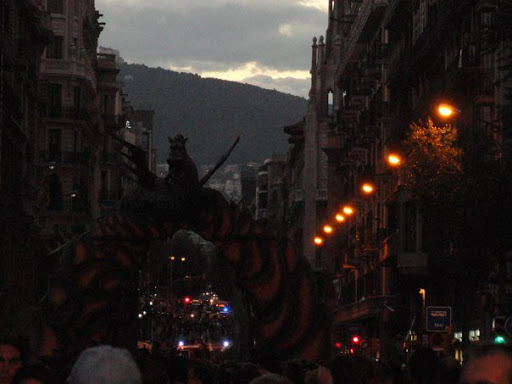 Correfoc The Fire Run Barcelona Spain 2010