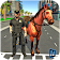 Chasse à cheval de police montée en 3D icon